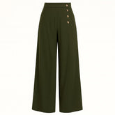 ladies green flapper trouser