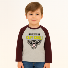 Boys maroon stay cool sweatshirt