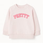Girls pink pretty sweatshirt (Last Chance)