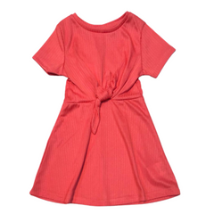 Girls pink knot frock