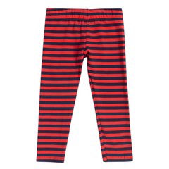 Girls red and blue lining tights