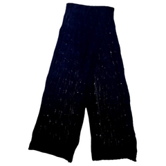 Mens Navy blue wool muffler