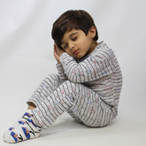 Gray full sleeves stripper tracksuit (Summer)