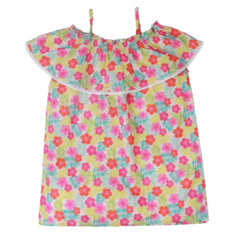 Girls flower off shoulder top