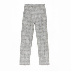 Ladies slim fit checkered pant
