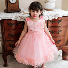Girls baby pink fairy frock (Last Chance)