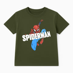 Boys green Spider-Man T-Shirt