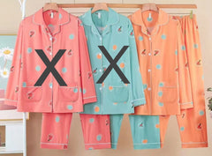 Ladies Orange carrot PJ suit