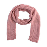 Girls Tea pink knitted muffler (Last Chance)