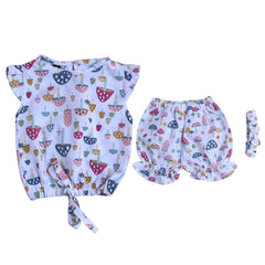 Girls mushroom cotton 3 pc