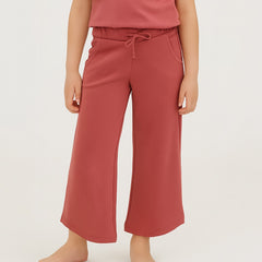 Girls red flapper trouser
