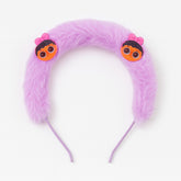 Girls pink LOL fur hair band