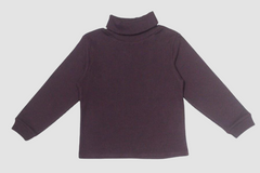 Dark mahroon basic high neck