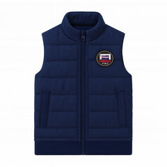 Boys blue sleeveless jacket