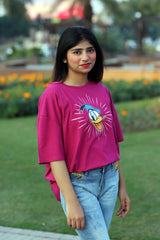Girls purple duck T-Shirt