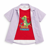 Boys Dino Explorer Double Shirt