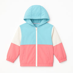 Girls blue pink snoopy jacket