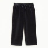 Girls grey velvet trouser