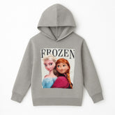 Girls gray frozen hoodie