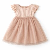 Girls net cross body frock