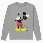 Boys gray Mickey Mouse Full sleeves T-Shirt (Last Chance)