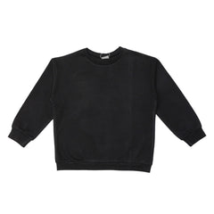 Plan black sweat shirt