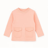 Girls peach pocket style sweatshirt (Last Chance)