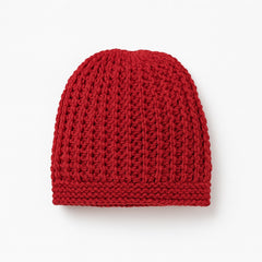 Women maroon wool cap