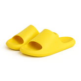 Yellow foam slippers