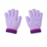 Girls purple gloves