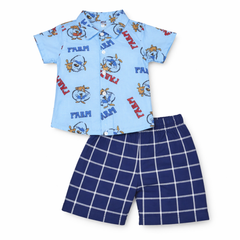 Boys blue cow 2pc (Last Chance) (Summer)