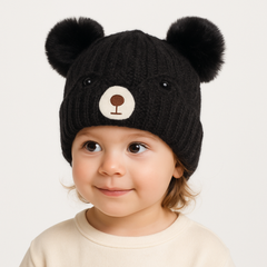 Black velvet bear cap
