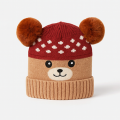 Boys Brown bear cap
