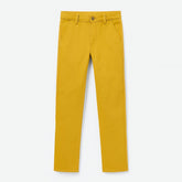 Girls mustard cotton pant
