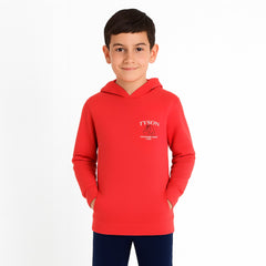 boys red tyson hoodie