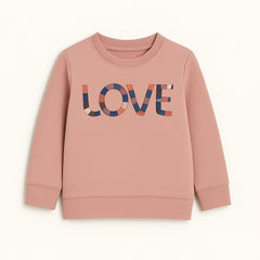 Girls love embroidered sweatshirt