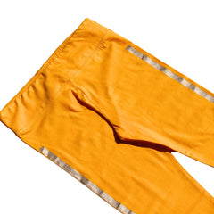 Girls orange side stripe tights