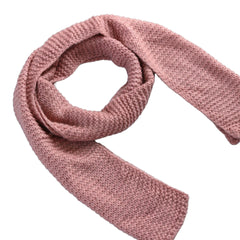 Girls Tea pink knitted muffler (Last Chance)