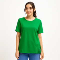 Ladies green shiffon top