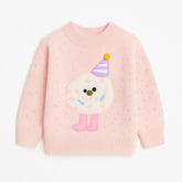 Girls cloud pink sweater