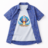 Boys Space Rocket Double Shirt