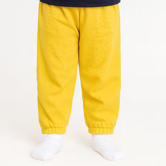 Girls yellow jogger trouser