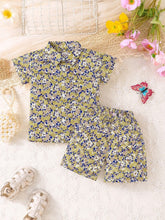 Girls Multicolored Floral Print Tracksuit (Summer)
