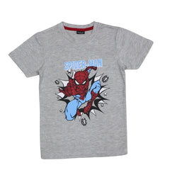 Boys gray Spider-Man T-shirt