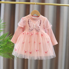 Girls butterfly frock
