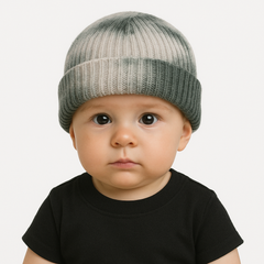 Boys gray tye dye cap