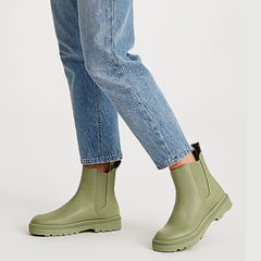 Mint green long shoes/