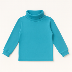 Light blue high neck