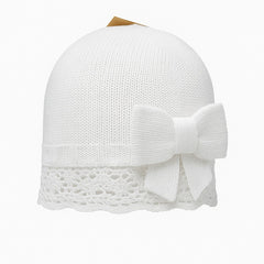 Girls bow cap