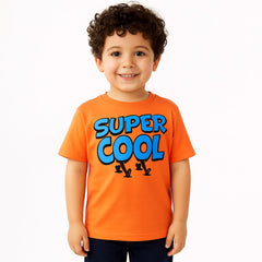 Boys orange super cool T-Shirt